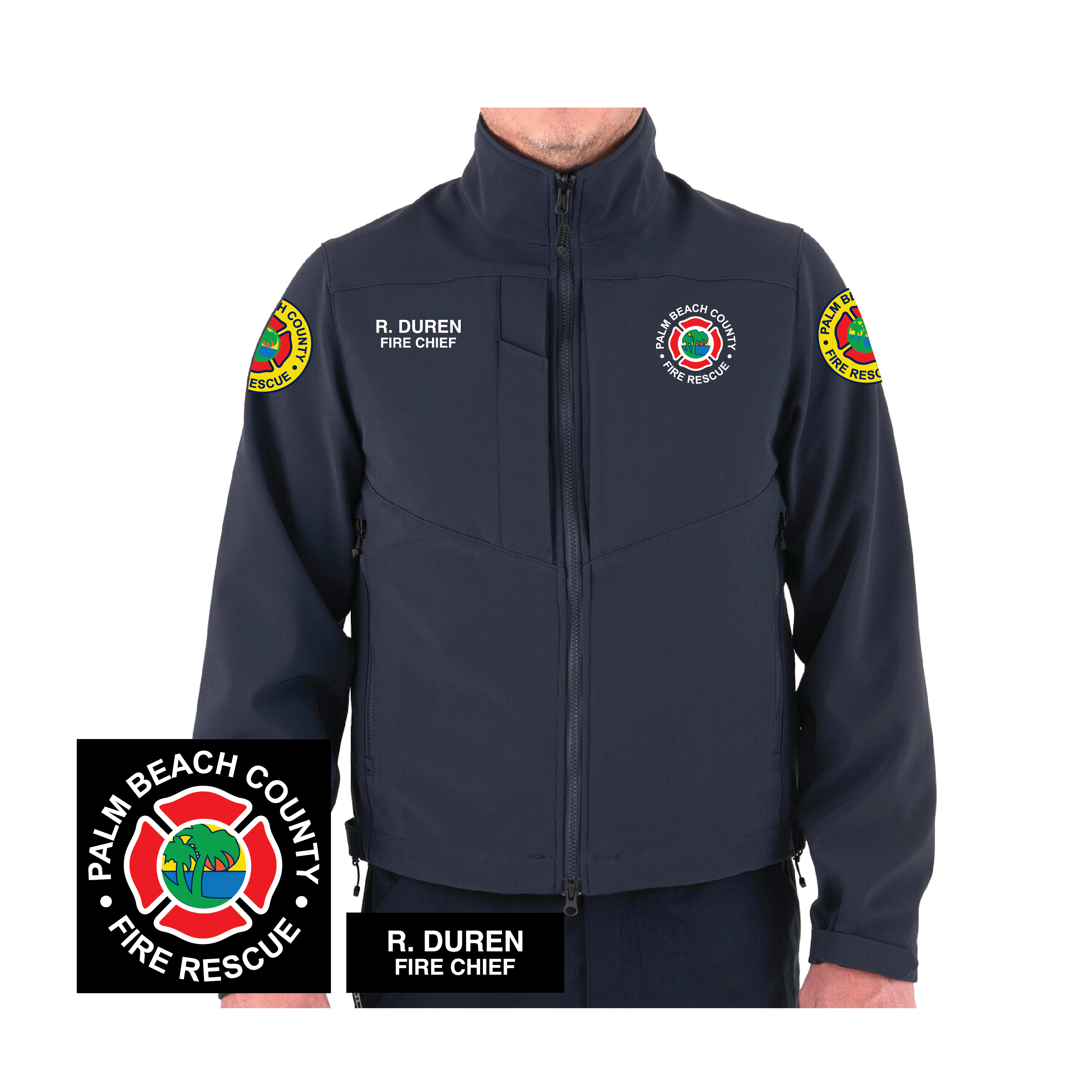 Softshell Jacket Short Length - Navy